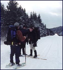 Snowshoeing in Fundy National Park